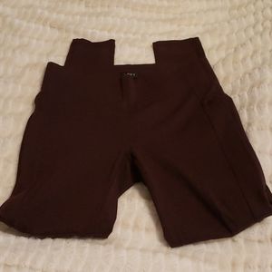 Ann Taylor Loft, purple leggings, small